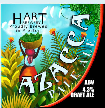 CRAFT ALE ABV 4.3%  PALE ALE HART Proudly Brewed  in Preston BREWERY